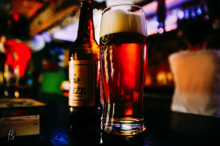 I gonna start this small Poznan beer guide with my favorite bar in the city: Setka Pub. I was there twice and every time, I had amazing beers that I never saw before in my life. This pub is a hidden treasure and one of the most amazing beer bars Poznan has to offer.