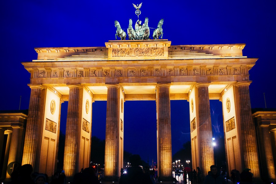 Spend a few minutes staring at the grandiose Brandenburg Gate