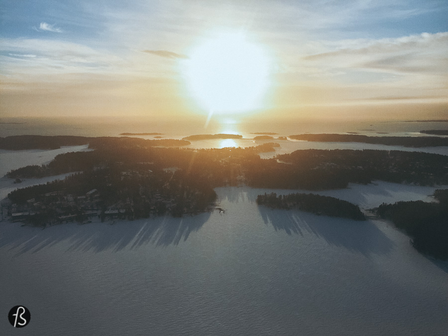 My first time in Helsinki during winter was pretty special and I can say that it was all because of the helicopter ride that I did over the frozen city. It was my first time in a helicopter and I was more than excited about that.
