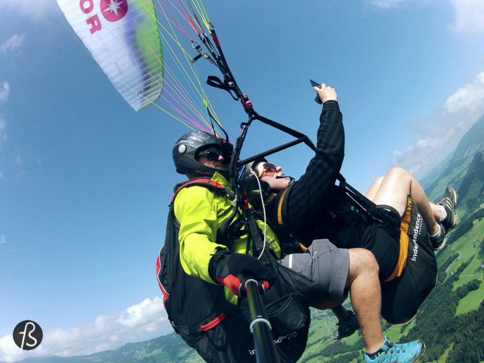How is it like to do paragliding in Vorarlberg?