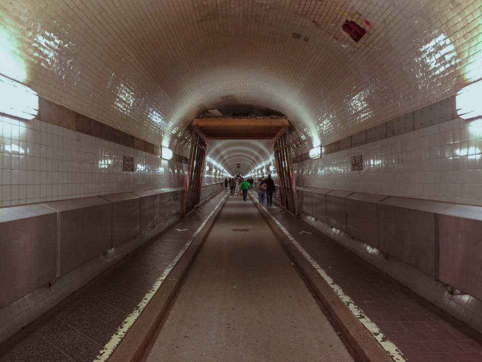 Old Elbe Tunnel:  Exploring the Hamburg Underground