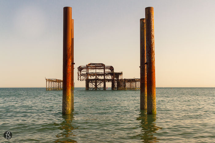 The Ruined West Pier in Brighton