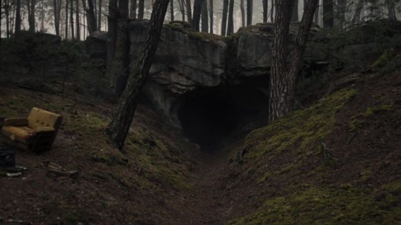inside dark caves