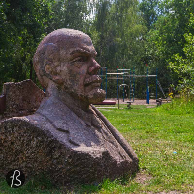 The Lenin Statue in the Potsdam Volkspark