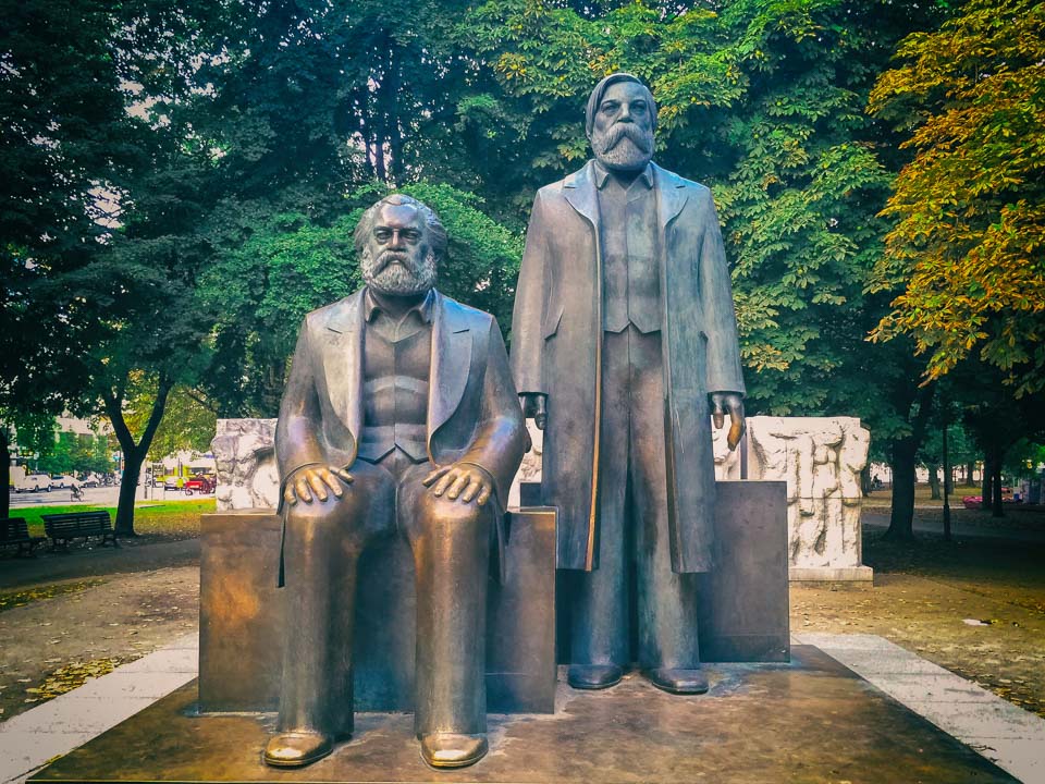 Marx and Engels Forum in Berlin
