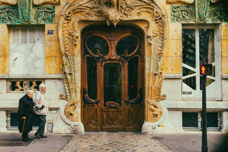 The Most Beautiful Door in Paris is the one in the Lavirotte Building