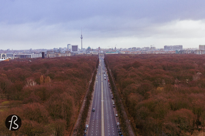After the fall of the Berlin Wall, the Victory Column became the focus of significant events in Berlin. When the Love Parade was held in Berlin, the column was the central meeting point for people. But some parts of its history are bleaker.
