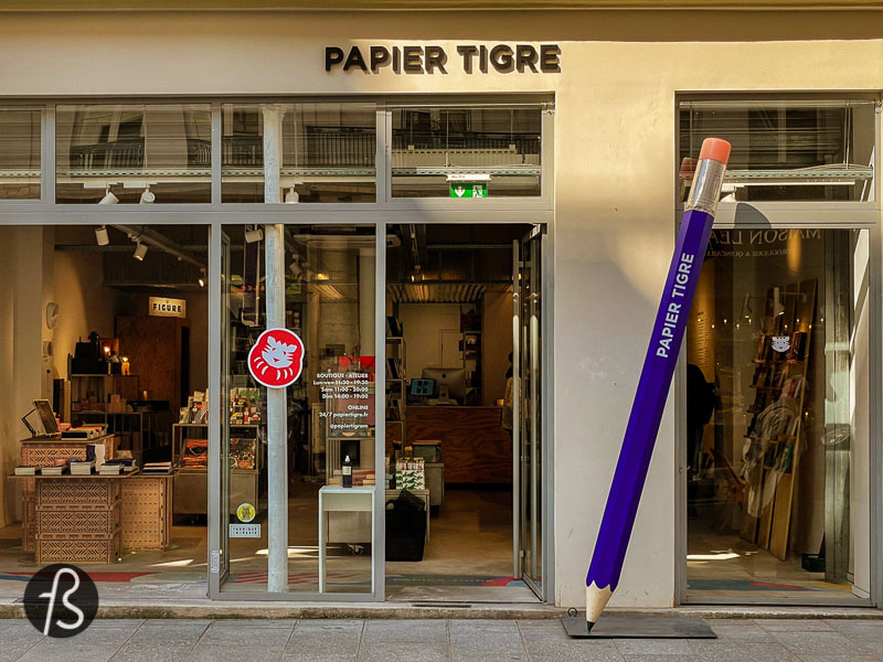 You can visit Papier Tigre Paris at Rue des Filles du Calvaire in Paris. It's easier if you follow the map below. And, if you are interested in stationery and paper shops, we have written about Papelote in Praque and Modulor here in Berlin. Both are also fantastic shops for those who love paper as much as I do.