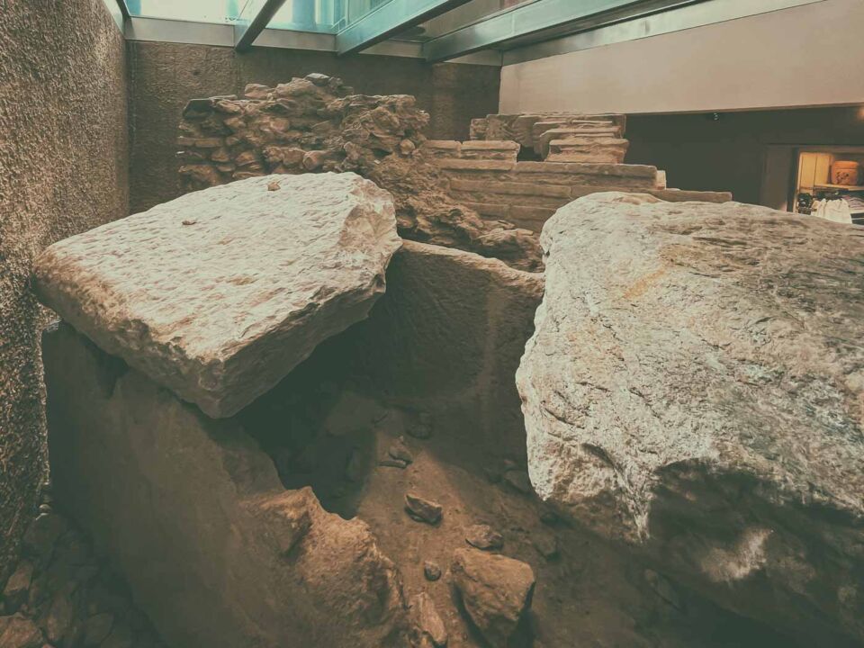 An Ancient Roman Tomb inside a Zara Store in Athens