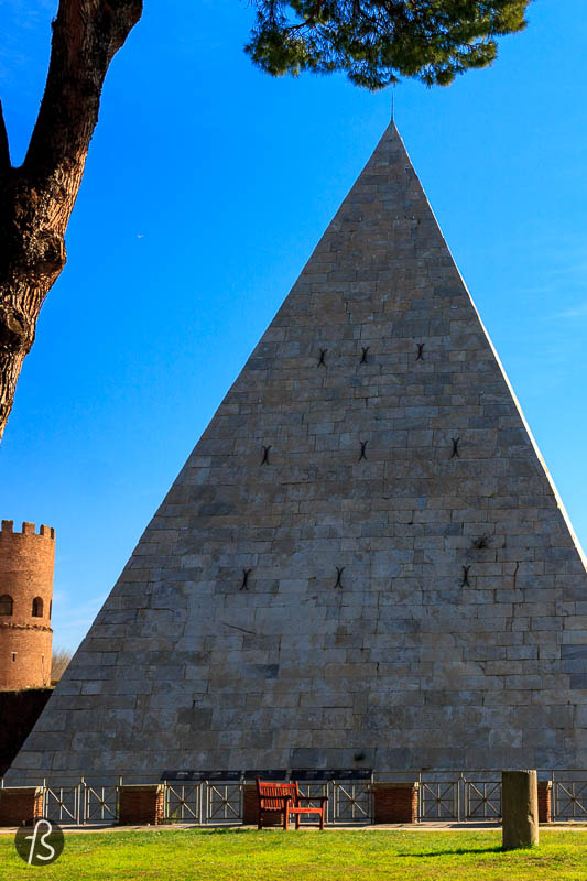 The Pyramid of Caius Cestius is an outstanding example of the influence of ancient Egyptian culture on the Roman Empire. Its unique design and well-preserved condition make it a rare gem, and its incorporation into the Aurelian Walls demonstrates its importance in protecting the city. It is a must-see attraction for visitors to Rome. </p>
<p>If you plan a trip to Rome, add the Pyramid of Caius Cestius to your itinerary – you won't be disappointed!