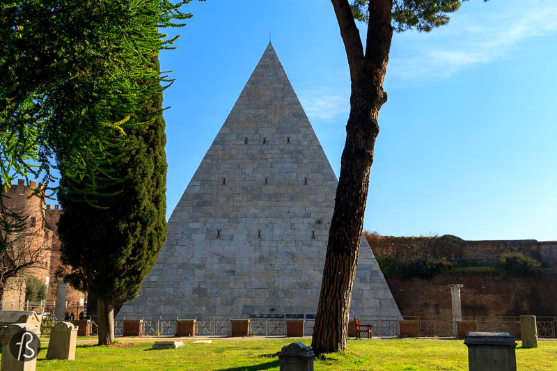 The Pyramid of Caius Cestius is an outstanding example of the influence of ancient Egyptian culture on the Roman Empire. Its unique design and well-preserved condition make it a rare gem, and its incorporation into the Aurelian Walls demonstrates its importance in protecting the city. It is a must-see attraction for visitors to Rome. 